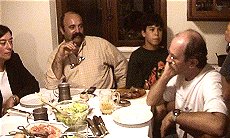 Ericeira - Vero 2001 - Isabel, Mrio e Francisco Frazo e Paulo Bandeira